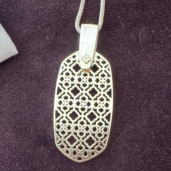 Kendra Scott Gold Filigree Necklace - Picture 3 of 4